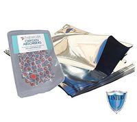 Quart 5 Mil Premium Century Mylar bags with 300cc oxygen absorbers in 10-packs (10) with PackFreshUSA LTFS Guide