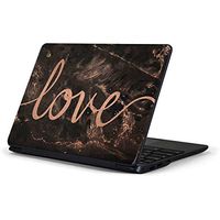 Skinit Decal Laptop Skin for Chromebook 3 11.6in 500c13-k01 - Officially Licensed Originally Designed Love Rose Gold Black Design