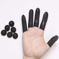 1000 PCS Anti-static Finger Sleeve Disposable Latex Finger Cots Rubber Fingertips Protective Finger Gloves,Care for both hands