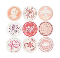 10 Sheets Children's DIY Diary Stickers Polka Dot Sticker Adornment Labeling