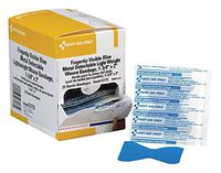 First Aid Only Fingertip Bandage, Woven, 1-3/4 inW, 25/Box