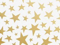 Pack Of 240, Golden Star Recycled Christmas Printed Tissue Paper 20" X 30" Sheets Made In USA