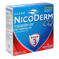 NicoDerm CQ Clear Patches, 7 mg, Step 3 - 14 ct, Pack of 2