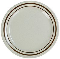 Yanco SS-109 Sesame Round Dinner Plate, 9" Diameter, Melamine, Pack of 24