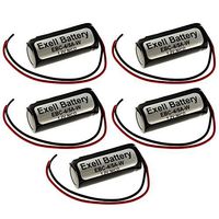 5x Exell EBC-4/5A-W 1.2V Custom NiCd 400mAh Battery Pack w/ 5" Bare Wire Leads