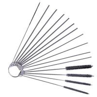 Gotian Household Bottle Brushes Pipe Bong Cleaner Glass Tube Cleaning Brush Set Of 15 - Meet to All Kinds of Blind Angle Cleaning - Appropriate Hardness (set of 15,13cm)