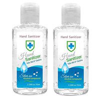70ml Free-Wash Hand Sanitizer Gel To Go No Need For Water & Soap 2PC