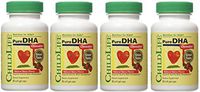 ChildLife, Pure DHA Chewable, Natural Berry Flavor, 4Pack (90 Soft Gel Caps Each) Dvvle