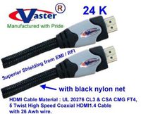 5 Pack, Hdmi1.4 Cable, High Speed Hdmi 1.4v 2160p Digital 26 Awg Cable with Ethernet & 3D Tv, 3 Ft