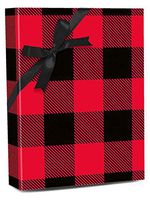 Buffalo Check Glossy Holiday Gift Wrapping Paper (Roll - 16 ft)
