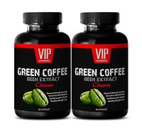 Weight Loss Green Coffee Bean Extract - Pure Green Coffee Extract 800mg (2 Bottles 120 Capsules)