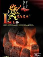 LEO NARA Hookah Shisha Charcoal 100% Natural 72 PCS = 1KG