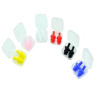LIOOBO 24Pcs Silicone Ear Plugs Anti-Noise Waterproof Swimming Earplugs