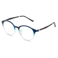 Cyxus Blue Light Blocking Glasses for Kids, Anti Eyestrain Protect Eyesight Computer Eyewear Metal Rectangular Frame (8066T32, Gradient Blue)
