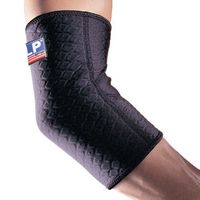 LP Extreme Coolprene Elbow Support (Unisex; Black), X-Large