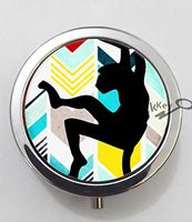 BlackKey Animal Monkey 3-Compartment Decorative Pocket Gift Box Case Organizer for Pill, Color 1 -1784