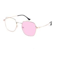 Women Photochromic Glasses Anti-UV Anti-Blue Light Mobile Phone Radiation No Degree Fashion Polygon Frame Sunglasses OM8007C01F