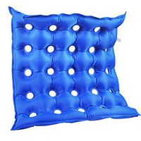 Wheel Chair Air Cushion Inflatable Seat Mattress Anti Bedsore Anti-Decubitus Square Cushion Inflatable Nylon Pad PVC Unisex Home Use (Blue 1pc)