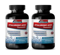 Joint Support Supplements Capsules - HYALURONIC Acid BIO-Available - Skin Hydration Support - hyaluronic Acid for Knee Pain - 2 Bottles 120 Capsules