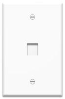 Legrand - On-Q WP3301WH10 1 Port Contractor Oversized Wall Plate (Pack of 10), White