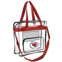 FOCO Kansas City Chiefs NFL Clear HIGH END Messenger Bag