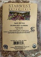 Starwest Botanicals Calamus Root Cut/Sifted Organic 4 oz