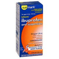 Sunmark Sunmark Infants Ibuprofen Oral Suspension Berry, Berry 1 oz