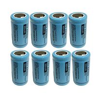 3.7V icr18350 Batteries Rechargeable Lithium ion Battery 8Pcs
