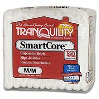 Tranquility SmartCore Brief Medium 32" - 44", White (4 Bags of 12)