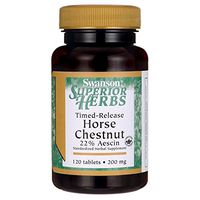 Swanson Timed-Release Horse Chestnut 22% Aescin 200 Milligrams 120 Tabs