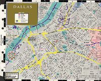 Filofax Papers Dallas Map Personal Size - FF-930150