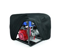 Pyle Universal Power Generator Protective Cover - Covers Large Size Gas Electric Propane Portable Generators Up to 7000 Watt w/Storage Bag, All Weather Protection, 32" x 23" x 19.3 PCVGNL8 (Black)