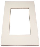 INOVART Picture-It White Pre-Cut Art/Presentation Mat Frames - Fits Artwork 11" x 20"