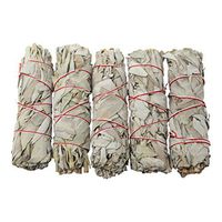 Galapagoz 5 White Sage Smudge Stick House Cleansing Negativity Removal Cleansing Blessings Ceremonial