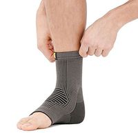 Bracoo PerformBoost Ankle Sleeve,Dynamic Compression Support for Injuries,Medium(2 Pack)