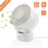 SUN RAIN Mini Fan 4 inch Personal Portable Cooling Office Dormitory Desktop Power Outlet Fan, up and Down can Shake The Head Strong Wind Powerful Fan (White)
