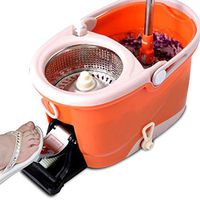 Mop Rotate Hand Pressure Four Drive To Drag The Towel Bucket Mop Bucket Bucket DELICATEWNN