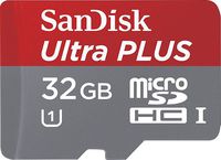 Sandisk SDSDQUA-032G-A46A Ultra 32GB micro SDHC Flash Card With Adapter