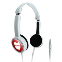 GRAPHICS & MORE Ohio OH Home State Textured Red Officially Licensed Novelty Travel Portable On-Ear Foldable Headphones