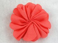 20pcs Chiffon Plum Trim/Sewing/Appliques (Red)