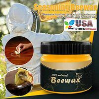 Beeswax Furniture Polish, Stcorps7 Natural Wood Seasoning Beewax Wood Wax Preservative Conditioner Protectant Home Cleaning for The Renovation of Old Solid Wood Furniture, Wooden Floor, Wooden Crafts