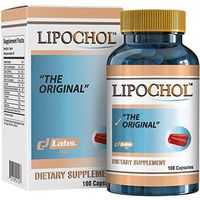 LIPOCHOL Natural Liver Cleanser Detox Supplement Cleanse & Support Liver Health. Milk Thistle Extract (Silymarin) (100 Caps Bottle)