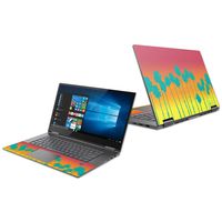 MightySkins Skin Compatible with Lenovo Yoga 730 15" (2018) - Sherbet Palms | Protective, Durable, and Unique Vinyl Decal wrap Cover | Easy to Apply, Remove, and Change Styles | Made in The USA
