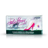 Heels Above High Heel Protector 4 Pack- includes 4 pairs in all 4 sizes - Clear