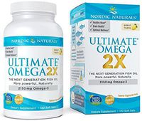 Nordic Naturals Ultimate Omega 2X - Extra Omega-3s Support Heart, Brain, and Immune Health*, 120 Count