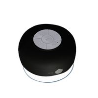 Aland Waterproof Wireless Bluetooth Hands-Free Mic Suction Speaker for Bathroom Shower Black