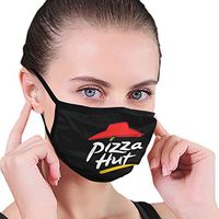 Pizza Hut Face Mask Women Reusable Anti-Dust Masks Black