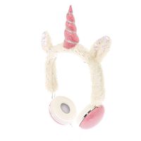 Claire's Girl's Furry Unicorn Headphones