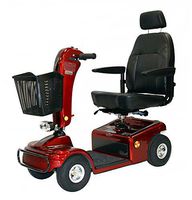 Shoprider Sunrunner 4 Wheel Scooter Color: Burgundy