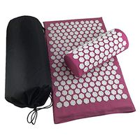 Lotus Acupuncture Massage Pads Back and Neck Pain Relief Acupressure Mat and Pillow Set Relieves Stress, Back, Neck, and Sciatic Pain